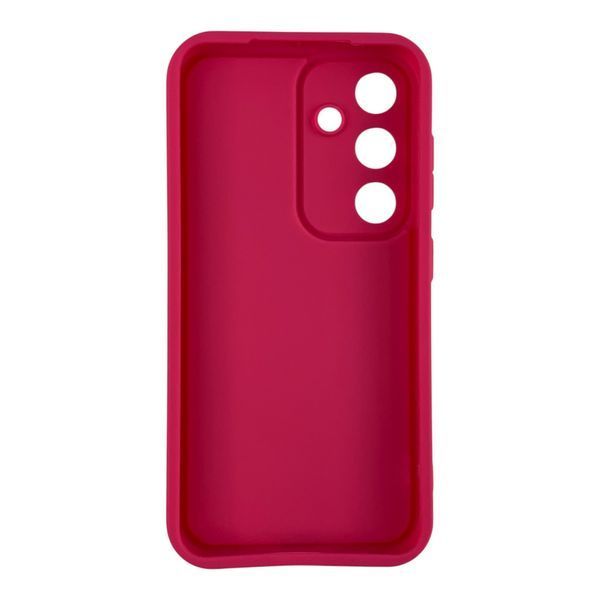Чехол силиконовый Soft Touch для Samsung Galaxy S24 малиновый (Полная защита камеры) 0054160 фото