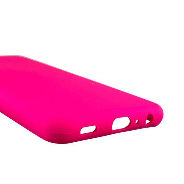 Чохол для Samsung Galaxy M22 4G (SM-M225F) силіконовий з мікрофіброю нековзний на самсунг м22 4г малиновий 0032133 фото