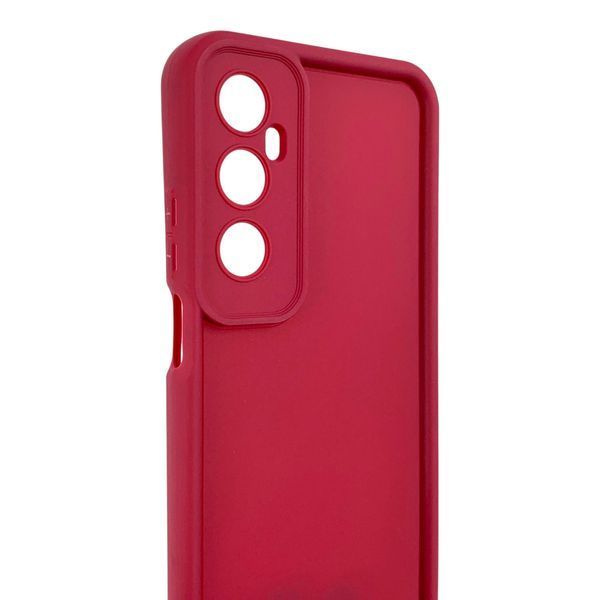 Чехол силиконовый Soft Touch для Realme C65 бордовый (Полная защита камеры) 0054115 фото