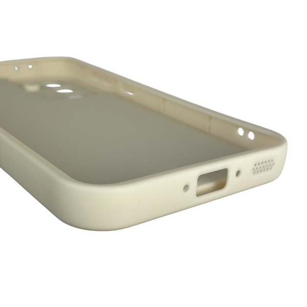 Чохол силіконовий Soft Touch з 3D принтом для Samsung Galaxy A56 (SM-A566B) молочний (Повний захист камери) 0040540 фото