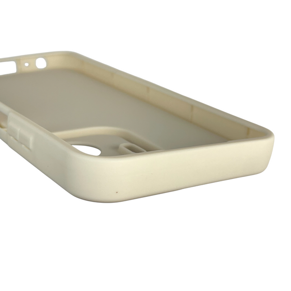 Чехол силиконовый Soft Touch с 3D принтом для Realme C55 молочный (Полная защита камеры) 0040366 фото