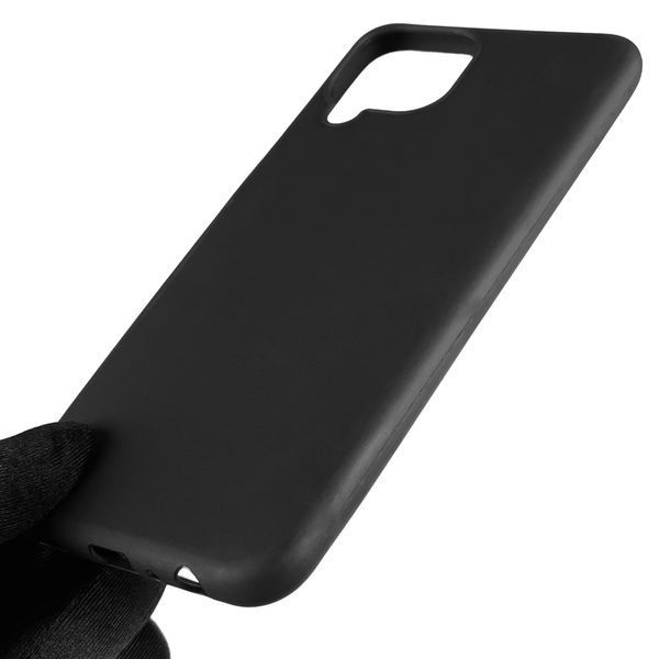 Чохол для Samsung Galaxy M33 5G SM-M336B однотонний матовий силіконовий на самсунг м33 чорний 0000136 фото