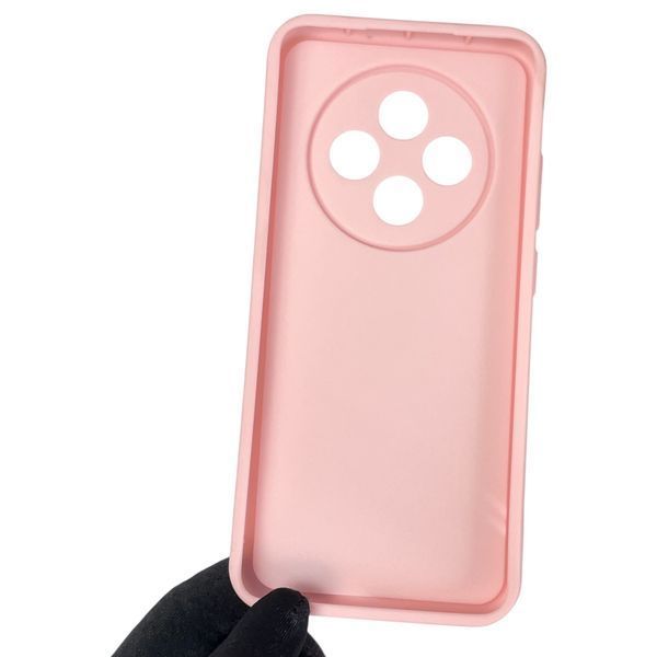 Чехол силиконовый Soft Touch с 3D принтом злой котик для Oppo Reno 12FS 5G розовый (Полная защита камеры) 0047267 фото