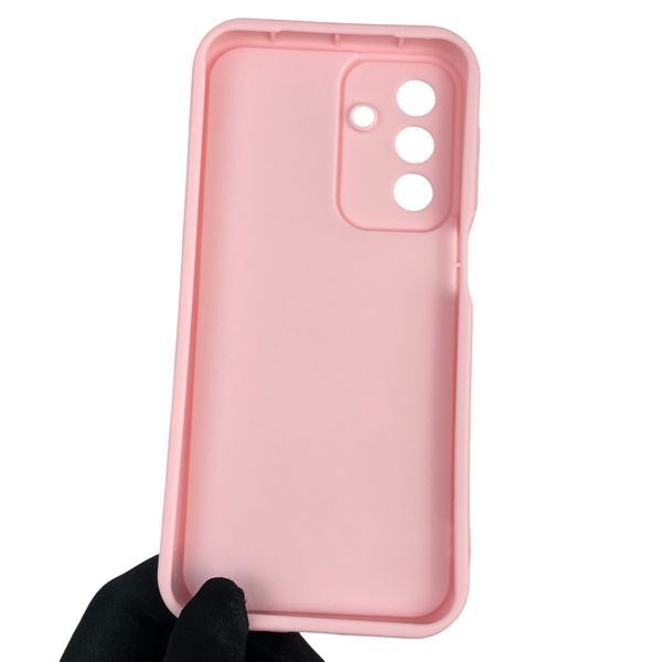Чехол силиконовый оригинальный Soft Touch с 3D принтом злой котик для Samsung Galaxy A26 (SM-A266) розовый (Полная защита камеры) 0046453 фото