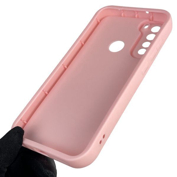 Чехол силиконовый оригинальный Soft Touch с 3D принтом мема сибу для Xiaomi Redmi Note 8 розовый (Полная защита камеры) 0047991 фото