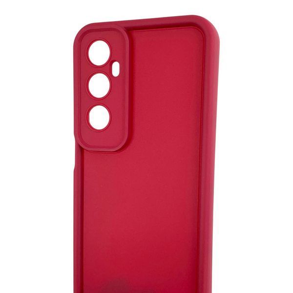 Чехол силиконовый Soft Touch для Realme C65 бордовый (Полная защита камеры) 0054115 фото