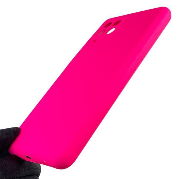 Чохол для Samsung Galaxy M22 4G (SM-M225F) силіконовий з мікрофіброю нековзний на самсунг м22 4г малиновий 0032133 фото