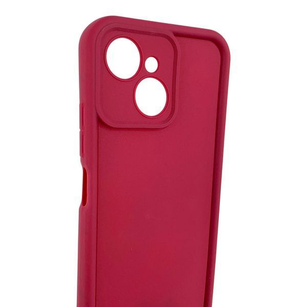Чохол силіконовий Soft Touch для Tecno Spark 40C (KM4k) бордовий (Повний захист камери) 0054498 фото