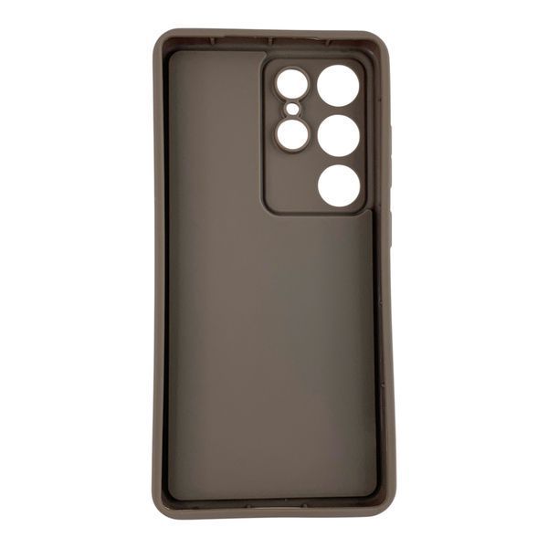 Чехол силиконовый Soft Touch для Samsung Galaxy S25 Ultra коричневый (Полная защита камеры) 0054104 фото