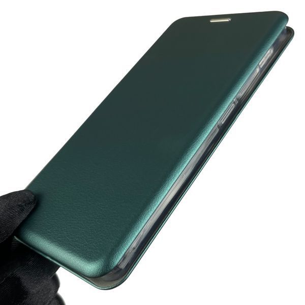 Чехол-книжка для Xiaomi Redmi Note 13 Pro 4G с подставкой на сяоми редми нот 13 про 4г зелёная 0004099 фото