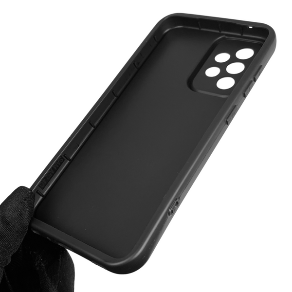 Чохол силіконовий Soft Touch з 3D принтом для Samsung Galaxy A52 5G (SM-A526) чорний (Повний захист камери) 0042053 фото