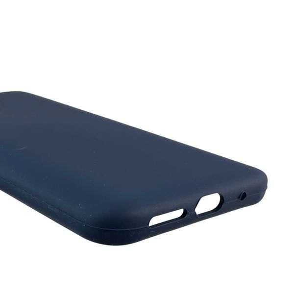 Чехол для Xiaomi Redmi 10 (4G) силиконовый с микрофиброй нескользящий на сяоми редми 10 4г темно-синий 0032547 фото