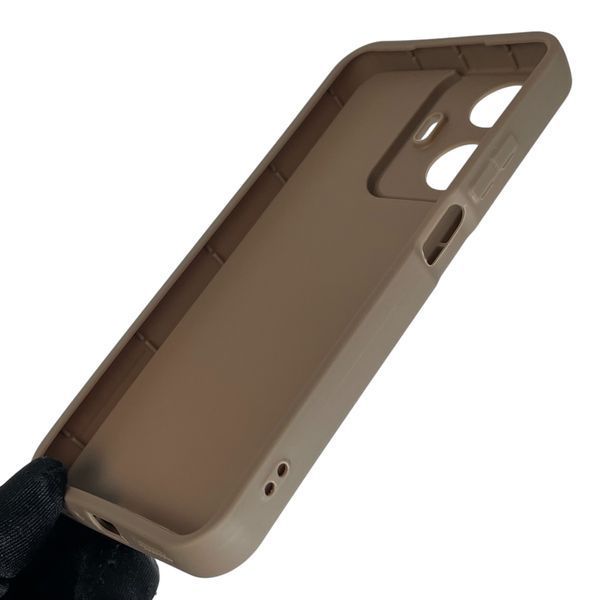 Чохол силіконовий Soft Touch з 3D принтом чарівна мінні маус для Realme C55 коричневий (Повний захист камери) 0050270 фото