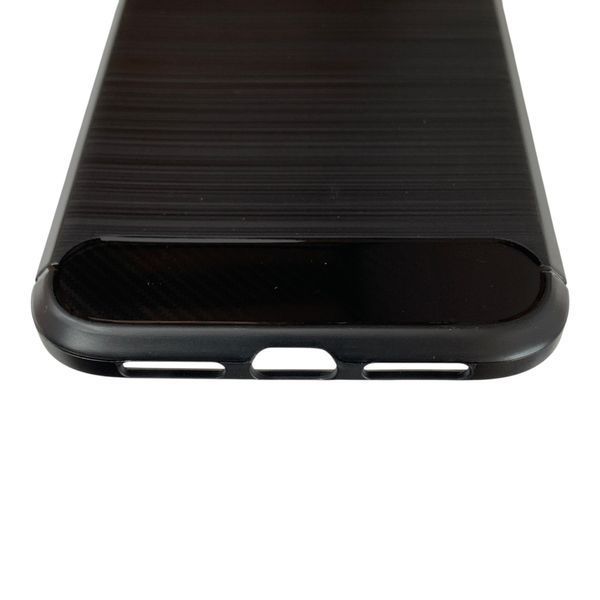 Чохол для Apple iPhone 11 чорний карбон (під карбон, тонкий) 0060036 фото
