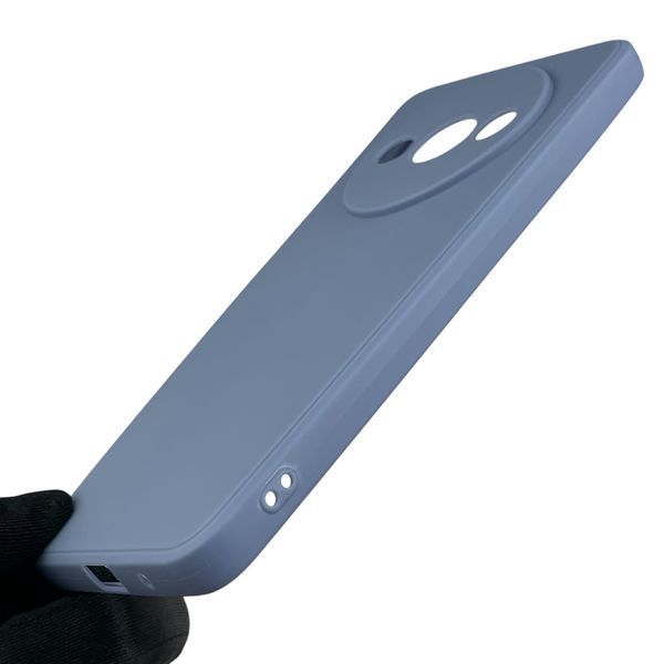 Чохол для Xiaomi Redmi A3 з квадратними гранями із захистом камери на сяомі редмі а3 блакитний 0012770 фото