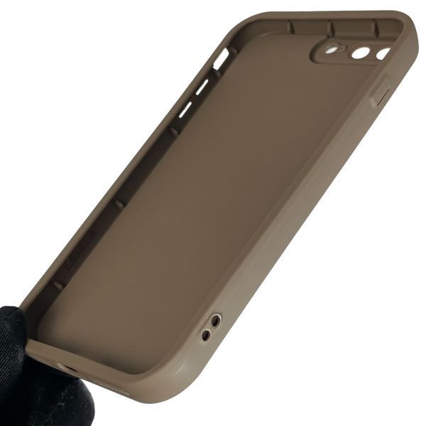 Чехол силиконовый Soft Touch для Apple iPhone 8 Plus коричневый (Полная защита камеры) 0044321 фото