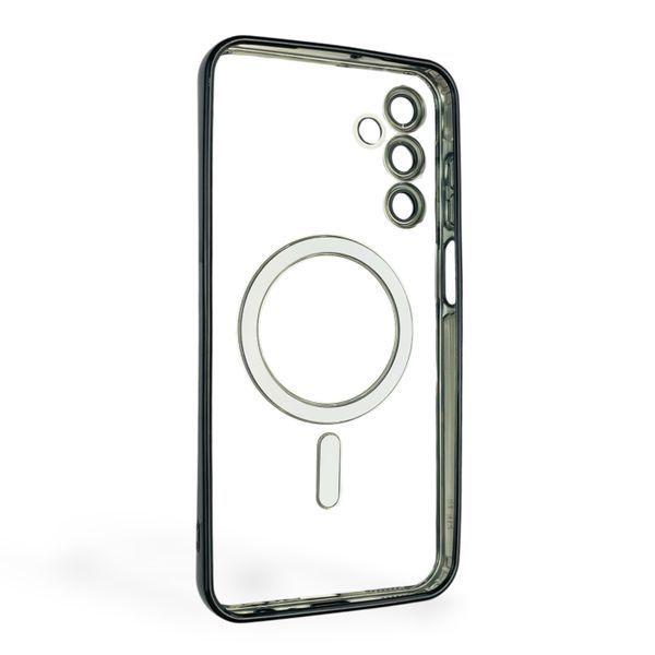 Чохол для Samsung Galaxy A15 (SM-A155M) з лінзами на камері з MagSafe на самсунг а15 чорний 0034457 фото