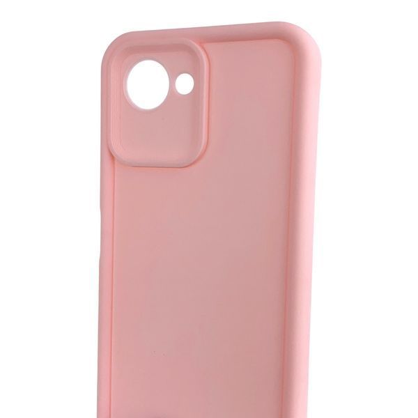 Чехол силиконовый Soft Touch для Realme C30s розовый (Полная защита камеры) 0054341 фото