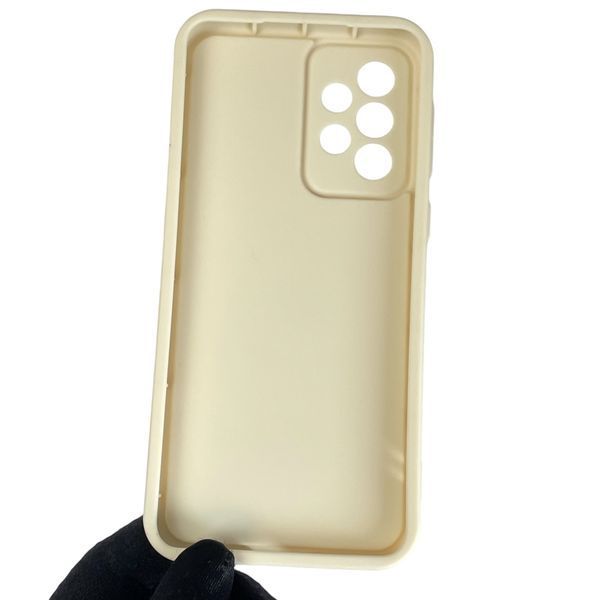 Чохол силіконовий Soft Touch з 3D принтом мему сібу для Samsung Galaxy A33 5G (SM-A336) молочний (Повний захист камери) 0048098 фото