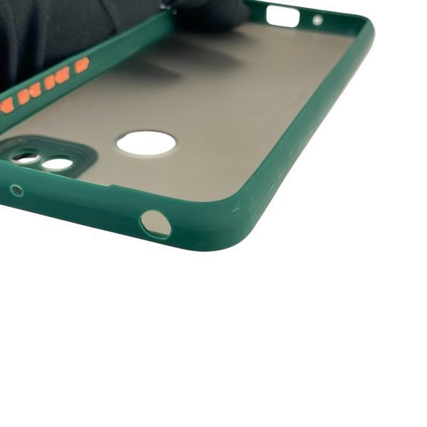 Чохол для телефона Xiaomi Redmi 9C з високими бортами із захистом камери на сяомі редмі 9с темно-зелений 0026225 фото
