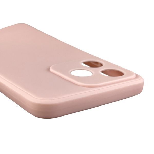Чохол для Realme C53 з квадратними гранями із захистом камери на реалмі с53 пудровий 0012518 фото