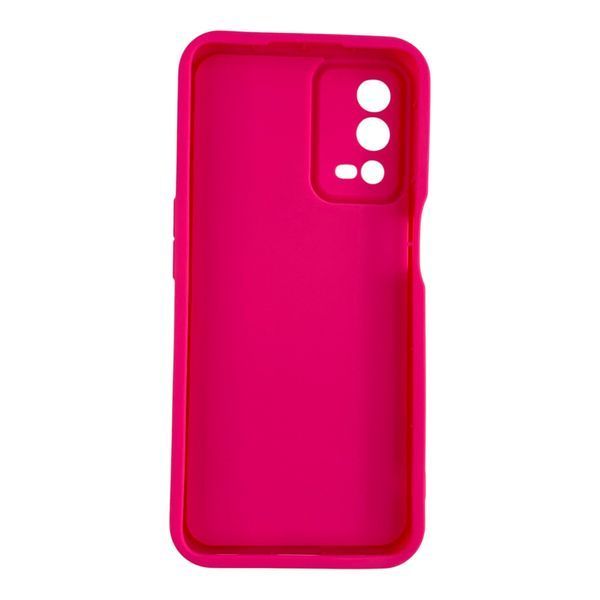 Чехол силиконовый Soft Touch для Oppo A55 малиновый (Полная защита камеры) 0054280 фото