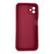 Чохол силіконовий Soft Touch для Samsung Galaxy A04 бордовий (Повний захист камери) 0053959 фото 2