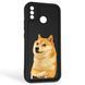 Чехол силиконовый Soft Touch с 3D принтом мема сибу для Tecno Spark 6 Go (KE5) черный (Полная защита камеры) 0048318 фото 1