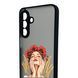 Чехол для телефона Samsung Galaxy A26 (SM-A266) с 3D принтом девушка маки колоски с высокими бортами черный 0059254 фото 4