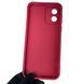 Чехол силиконовый Soft Touch с 3D принтом милый мишка для Motorola Moto E13 (PAXT0034) бордовый (Полная защита камеры) 0044734 фото 2
