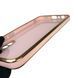 Чехол для OPPO A78 4G с кольцом MagSafe с золотой окантовкой на оппо а78 пудровый gs1 0022227 фото 3