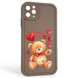 Чехол силиконовый оригинальный Soft Touch с 3D принтом милый мишка для Apple iPhone 11 Pro Max коричневый (Полная защита камеры) 0043182 фото 1
