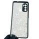 Чохол для Motorola Moto G60 з блискітками з метеликами на моторола г60 чорний 0037574 фото 2