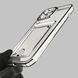 Чехол для Apple iPhone 12 Pro Max с серебряной окантовкой с карманом для карт на айфон 12 про макс серебряный 0012998 фото 3