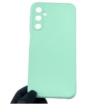 Чехол для Samsung Galaxy A24 (SM-A245F) с квадратными гранями с защитой камеры на самсунг а24 мятный 0012574 фото