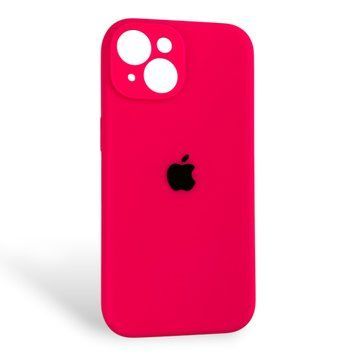 Чехол Silicone Case для Apple iPhone 15 розовый (soft touch, бортик камеры) 0059979 фото
