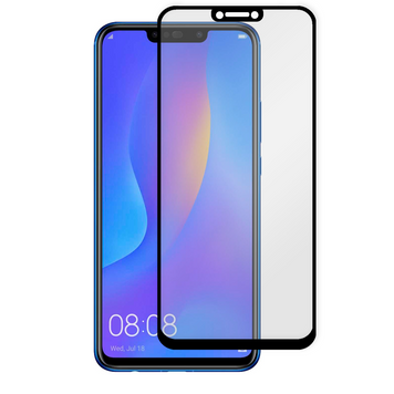 Защитное стекло МАТОВОЕ для телефона Huawei Nova 3i противоударное полноэкранное на хуавей нова 3и черное 0039129 фото