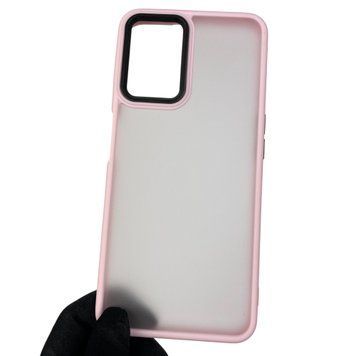 Чехол для OPPO A36 противоударный матовый полупрозрачный с высокими бортами на оппо а36 розовый 0002370 фото