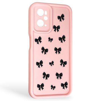Чохол силіконовий Soft Touch з 3D принтом для OPPO A76 рожевий (Повний захист камери) 0044636 фото