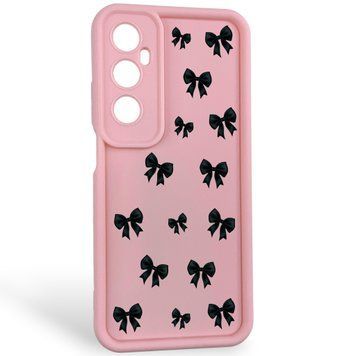 Чохол силіконовий Soft Touch з 3D принтом для Realme C65 рожевий (Повний захист камери) 0057529 фото