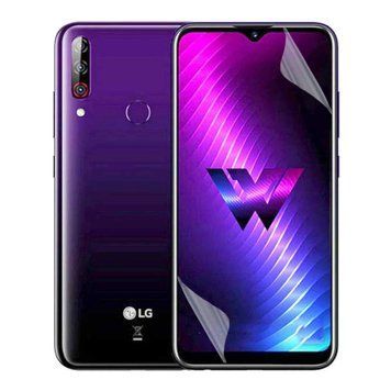 Антишпигун приватна плівка гідрогелева для LG W31 на лг в31 прозора 0030387 фото