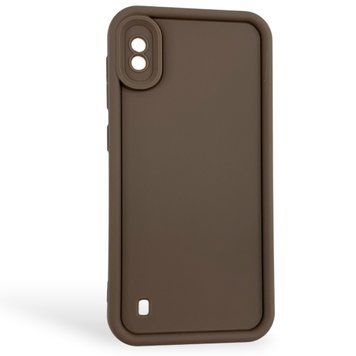 Чехол силиконовый Soft Touch для Samsung Galaxy A10 коричневый (Полная защита камеры) 0054015 фото