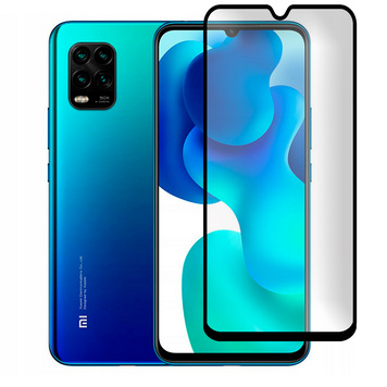 Защитное стекло МАТОВОЕ для телефона Xiaomi Mi 10 Lite противоударное полноэкранное на сяоми ми 10 лайт черное 0039070 фото