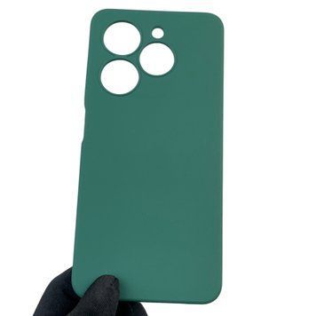 Чохол для TECNO Spark Go 2024 (BG6) силіконовий з мікрофіброю нековзний на техно спарк го 2024 зелений 0032308 фото