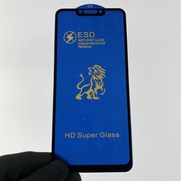 Защитное стекло для телефона Huawei P Smart Plus противоударное полноэкранное на хуавей п смарт плюс чёрное 0000746 фото