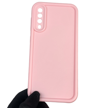Чохол силіконовий Soft Touch для Samsung Galaxy A50 (SM-A505F) рожевий (Повний захист камери) 0039624 фото