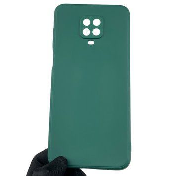 Чехол для Xiaomi Redmi Note 9s с квадратными гранями с защитой камеры на сяоми редми нот 9с зелёный 0012927 фото