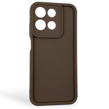 Чехол силиконовый Soft Touch для Motorola G15 коричневый (Полная защита камеры) 0054397 фото