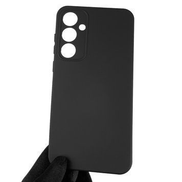 Чохол для Samsung Galaxy A35 5G SM-A356B матовий з мікрофіброю із захистом камери на самсунг а35 5г чорний 0002698 фото