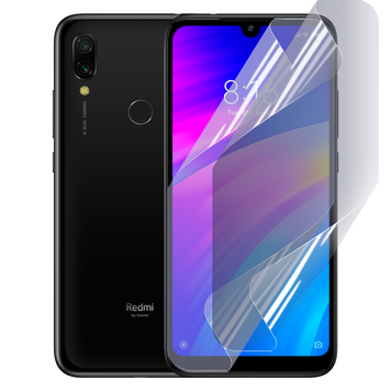 Плёнка гидрогелевая для Xiaomi Redmi 7 глянцевая противоударная на сяоми редми 7 прозрачная 0003427 фото